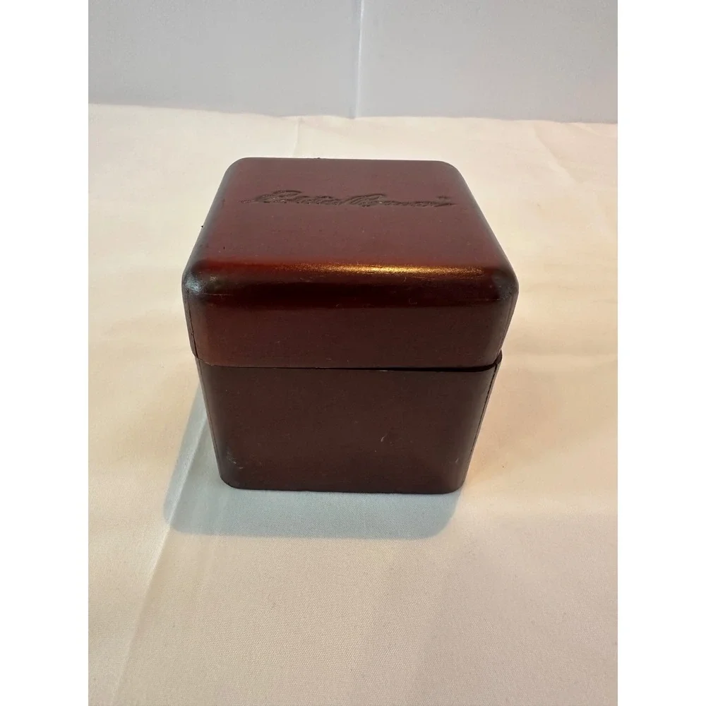 Eddie Bauer Watch Box‎ Wood Display Case Vintage Jewelry Storage Brown
